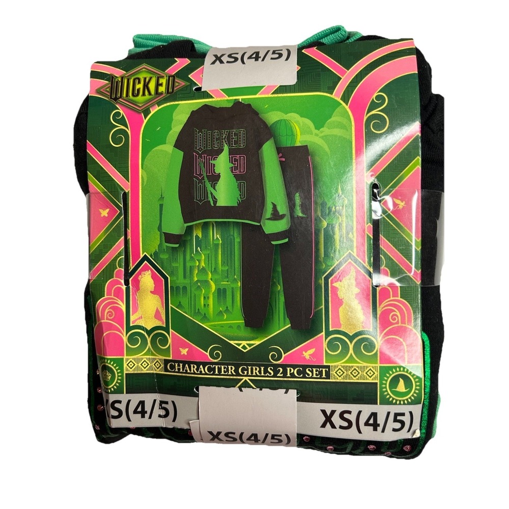 Wicked‎ Character Girls 2-Piece Set Fleece Set Size XS 4/5
